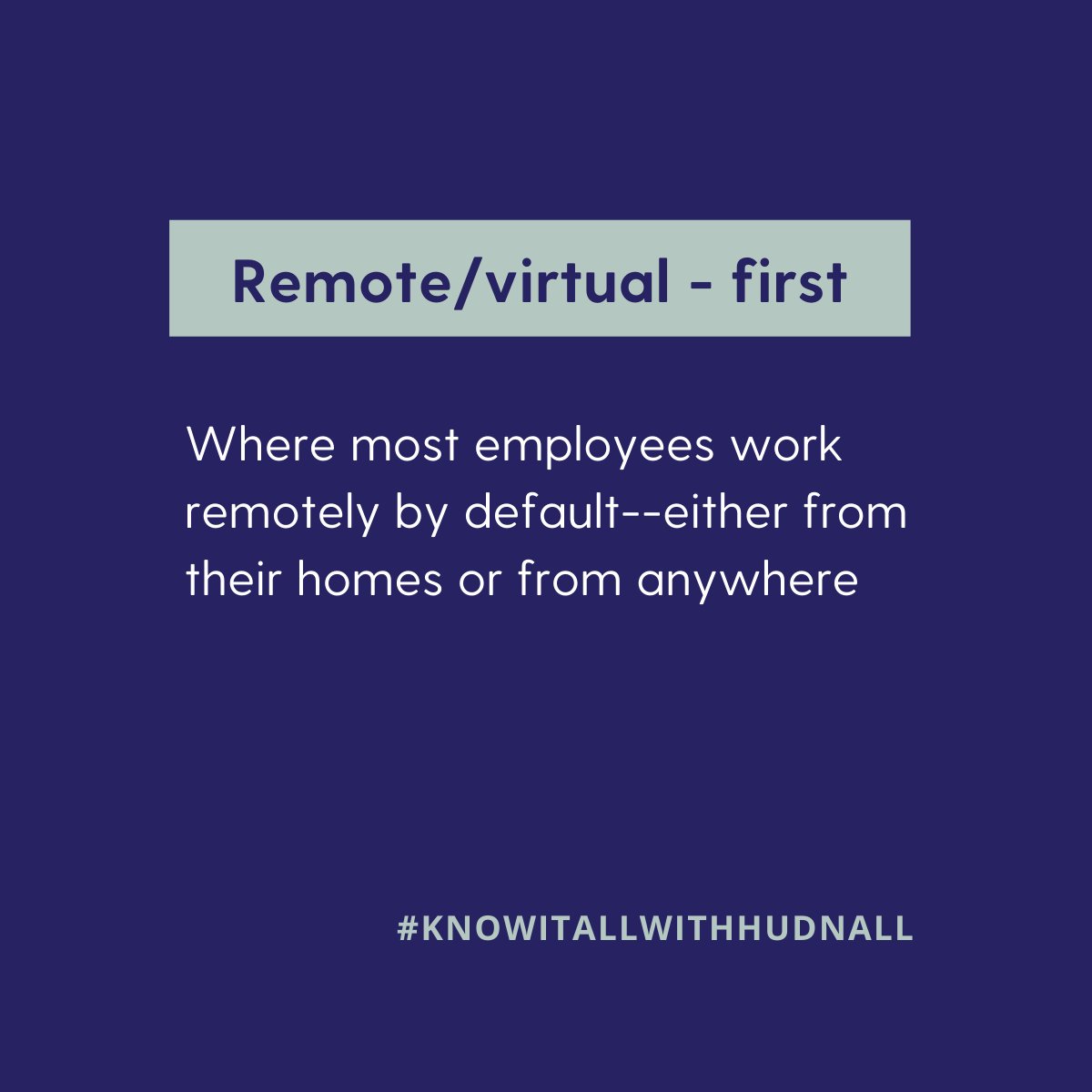 impec_group's tweet photo. As a leader, hybrid and remote work are likely top of mind for you.  For this week’s #KnowItAllWithHudnall, Christina breaks down the nuances between hybrid and remote work so you can see which is best for your company. https://t.co/j42QXwyG0I