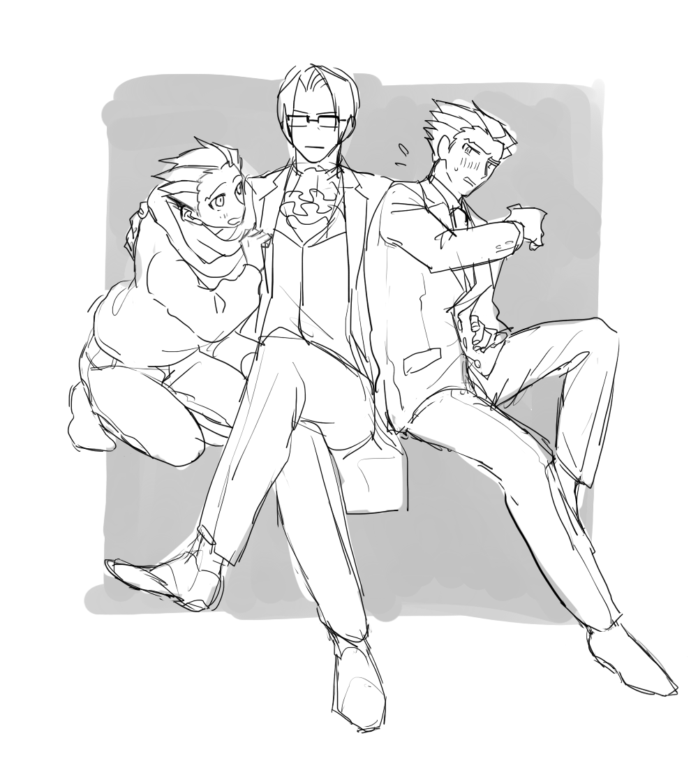 knock_1000's tweet photo. ミツナル　ﾐﾂをﾅﾙで挟もうの会
ナルナルを描く予定が途中でﾐﾂを挟まずにはいられなくなってしまったやつです https://t.co/pHDNBxFTiW