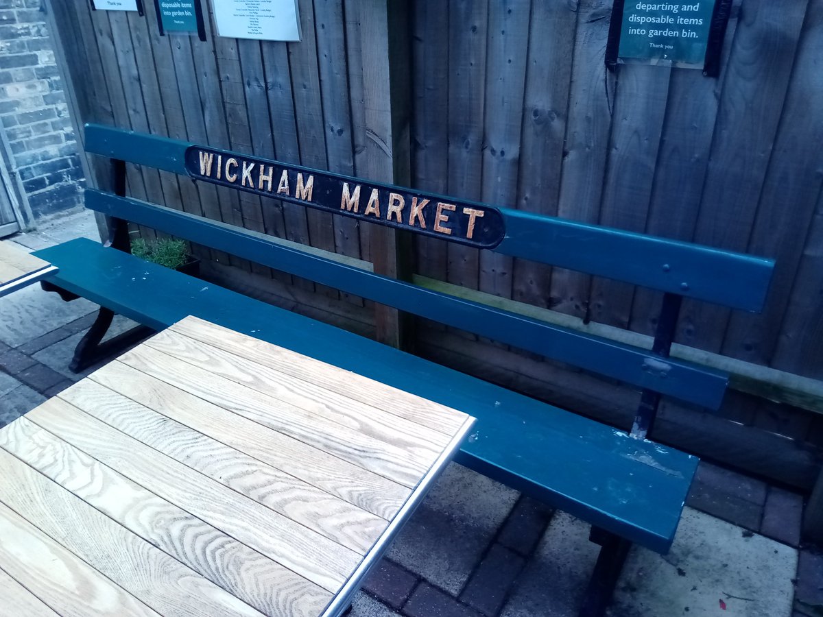 c1boon's tweet photo. Great to visit @stationhouse01 cafe in Campsea Ashe again - fabulous new outside seating area, delicious Guinness fruit cake, great service - so good to have an independent cafe on Wickham Market station - highly recommended @EastSuffolkLine https://t.co/KaVj9Dvndq