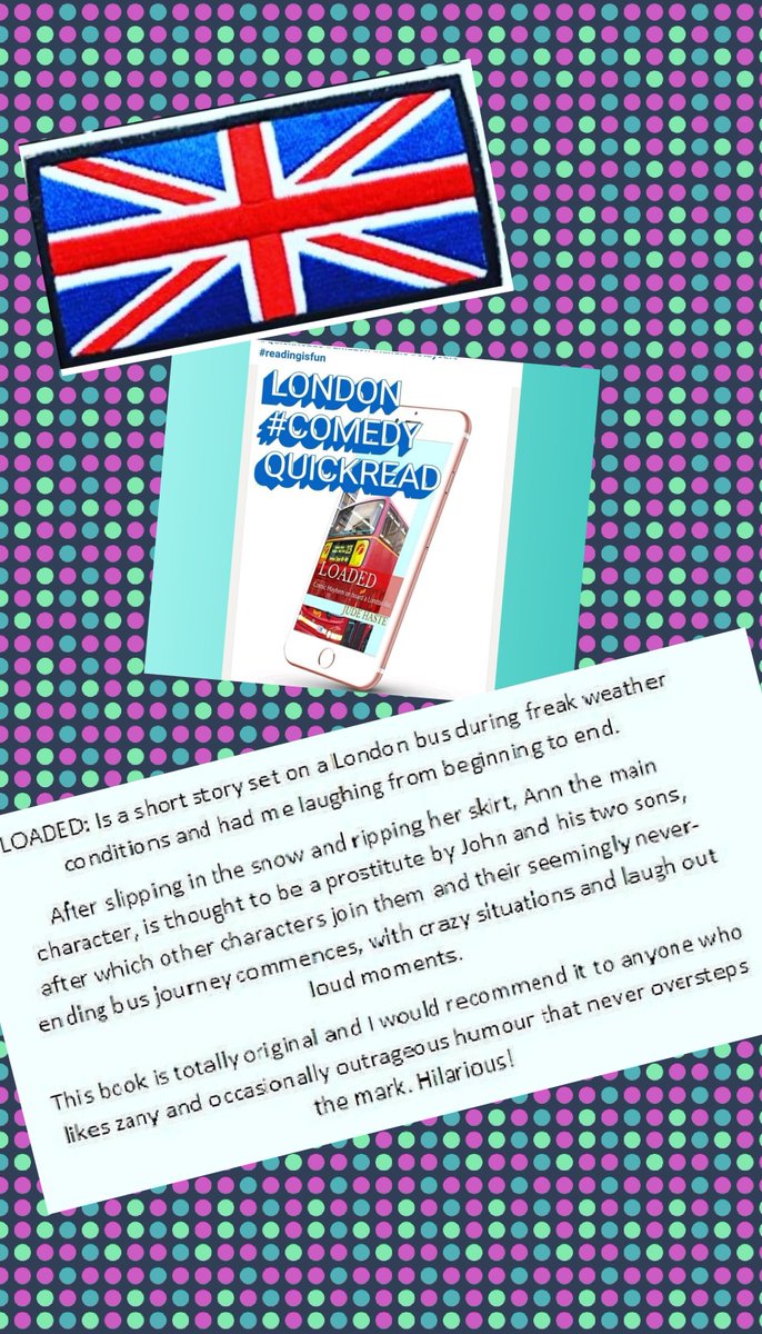 #London #comedy 🧐#QuickReads #staymotivated Brighten up your week #laughoutloud #humor #Kindle 
amazon.co.uk/LOADED-Comic-M… #readingisfun 🇬🇧 amazon.com/LOADED-Comic-M… #book