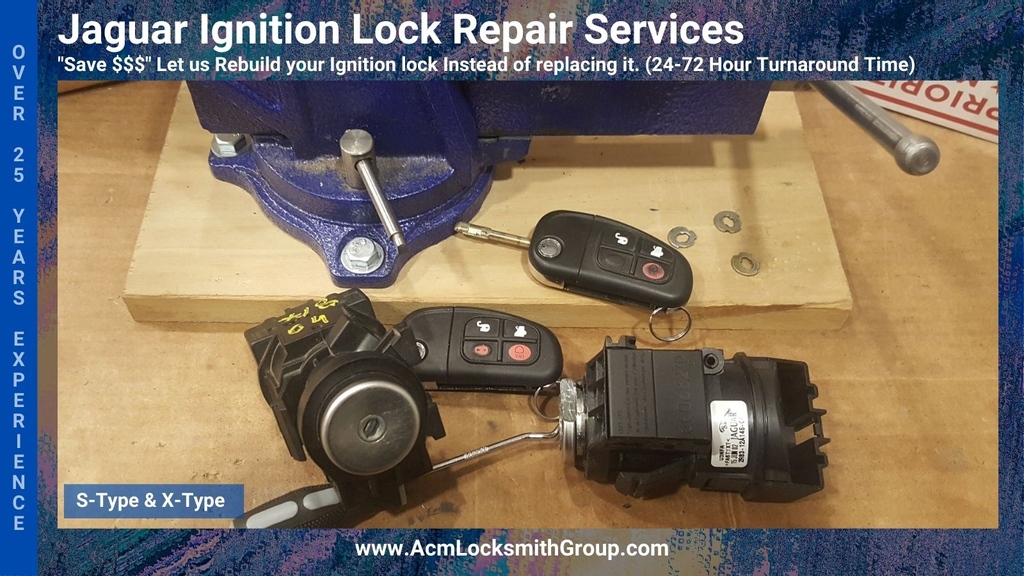 AcmLocksmithGrp's tweet photo. Jaguar Ignition Problem Repaired:
By using our Mail-in services

Don't replace your Ignition lock. Let us rebuild it. Save $$$.

https://t.co/N1ATTQz7a0
https://t.co/9AeFbjrMnJ 
(over 500 Video's)

#jaguar #jaguarstype #jaguarxtype #jaguarkey #jaguarlostkey #JaguarIgnitionrepair https://t.co/NZpUxOHufT