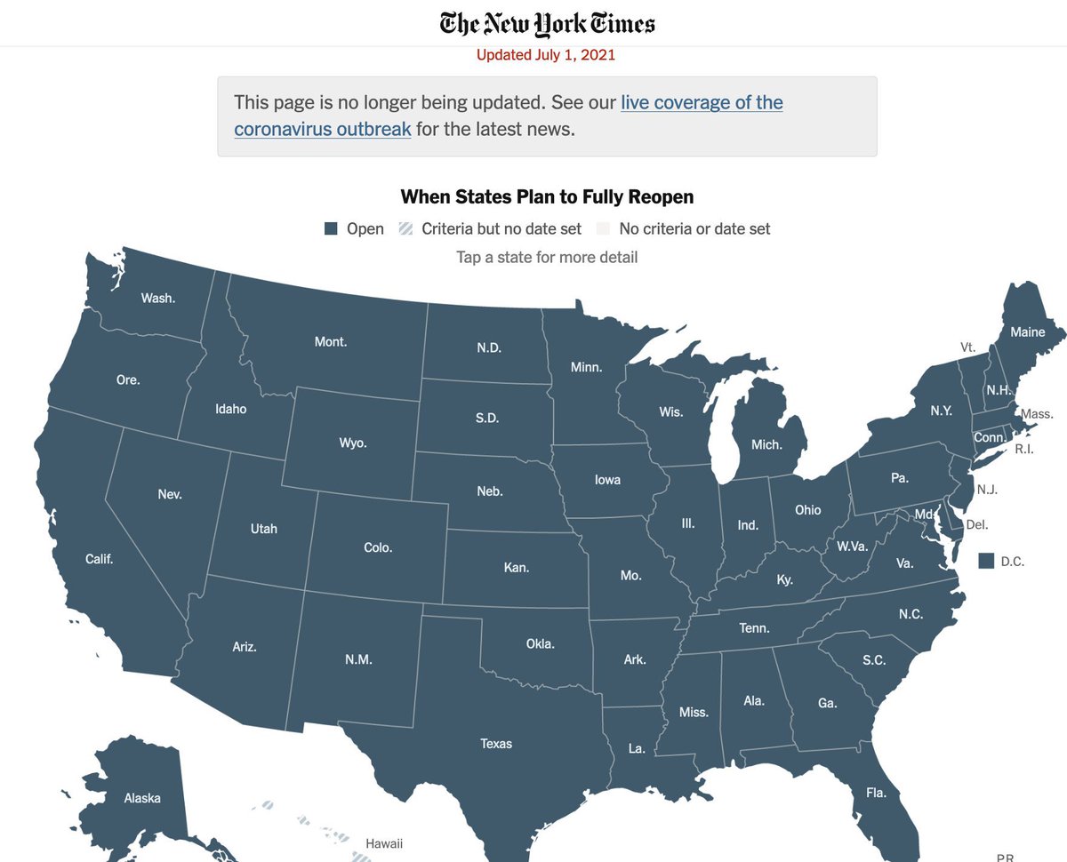 As we cancel the Dublin marathon in October, as we have to dine outside, as we attempt to block free movement of travel in the EU, aviation workers know the US is fully open. 

And most states have been for ages

We need to #disbandNphet now.