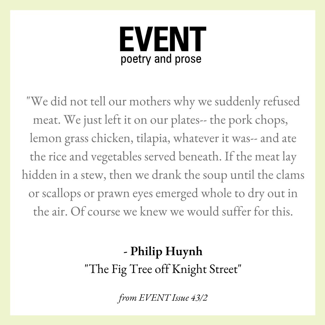 EVENTmags's tweet photo. @pchuynh was born in Vancouver to parents who had fled Vietnam during the civil war. His first novel, The Forbidden Purple City, was published by @goose_lane in 2019. https://t.co/1mJuYbMFH6