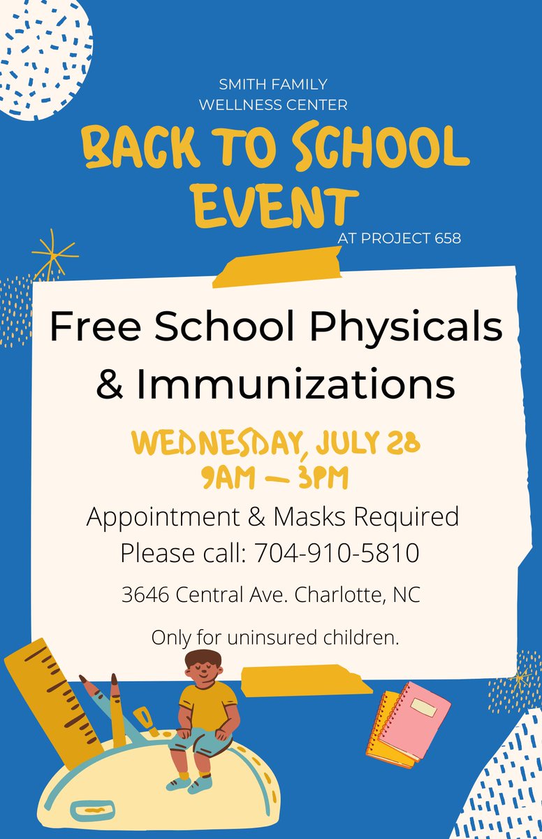 HillsDruid's tweet photo. Free Physicals &amp; Immunizations!! Call and make an appointment! https://t.co/Myb2C33CzW