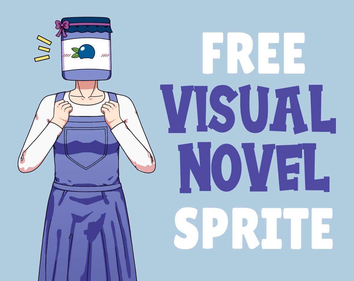 ThugzillaDev's tweet photo. Alongside the jam page, @realAwiola and I worked on a sprite! Her name is Mermelada, the mascot of #objectheadjam! 3 outfits, 3 arm poses, many expressions, and cute! Can't draw? No problem! Download her today! π« #indiedevhour #vndev #indiedev #objecthead
https://t.co/EcfvjSoDzZ https://t.co/xO850KB6e5