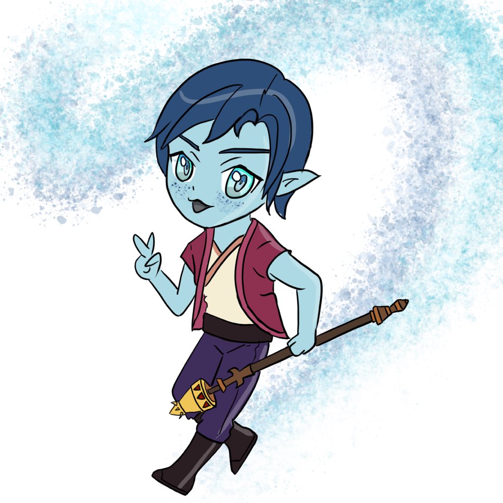 zaarabean's tweet photo. Another one for #artfight2021 for https://t.co/pDbJeCQxRR
Water Genasi Cleric! #dndartist #dndart #characterart #clericdnd #watergenasi #ArtistOnTwitter #digitalart https://t.co/eDz8XyezBB