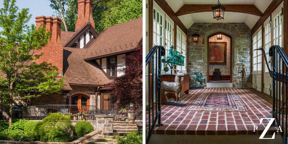 PZArchitects's tweet photo. In this Tudor-style house, Principal Richard Pinkerton utilized his strong #Classical influence in design to bring to life this client's #HistoricArchitecture. A Palladio &amp; Trumbauer Award winner, see the full project:
https://t.co/lBmSRJHYmh
#WednesdayWisdom #PZArchitects https://t.co/LhbjUYOuCU