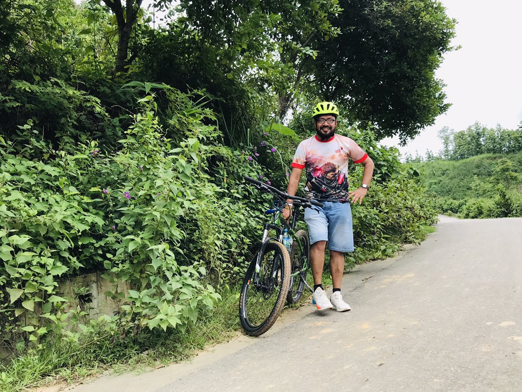 Sightseeing from saddle #beautifulBangladesh