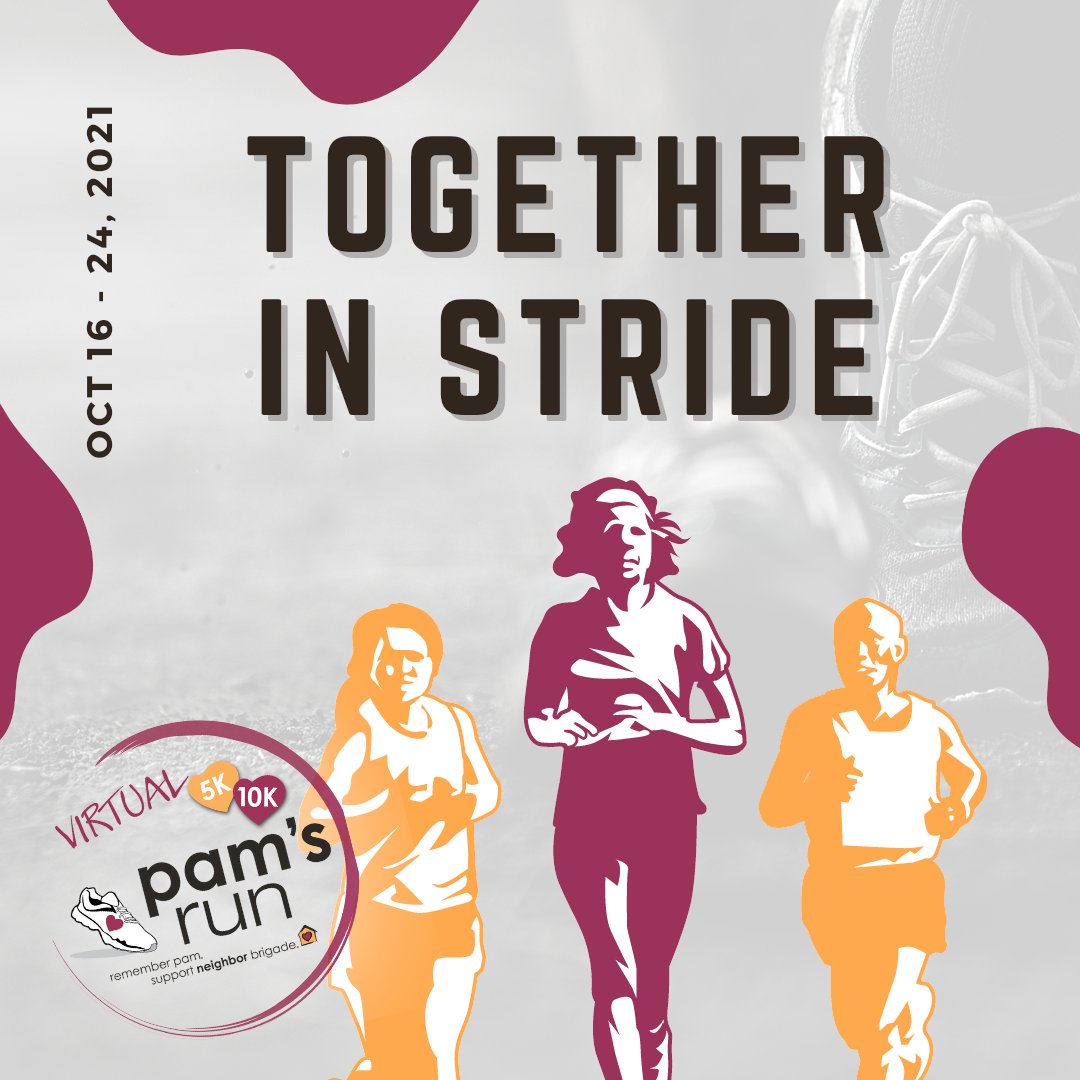 This year’s ninth annual Pam's Run is virtual (again!) which means you can run with us, from anywhere. Join us buff.ly/36kKEPa