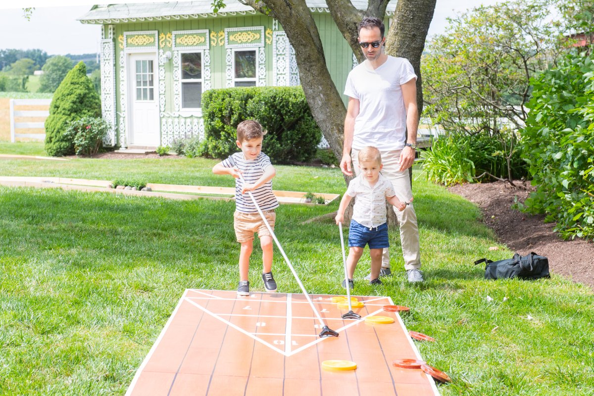 TusculumFarm's tweet photo. It's the weekend! Time to kick back and have some fun 😎. What's your favorite summertime lawn game? #CelebrateLife #TusculumFarm https://t.co/4d7hMgvYvX