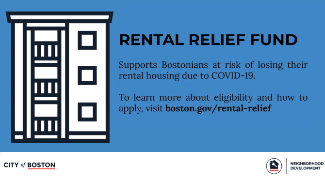BostonNeighbor's tweet photo. Do you need help paying your rent or utilities in Boston? Our Office of Housing Stability Rental Relief Fund can help you pay your rent and your overdue utility bills.  Learn more and apply for Rental Relief funding here https://t.co/Utbu40NDh8. https://t.co/LF0M2bsilT