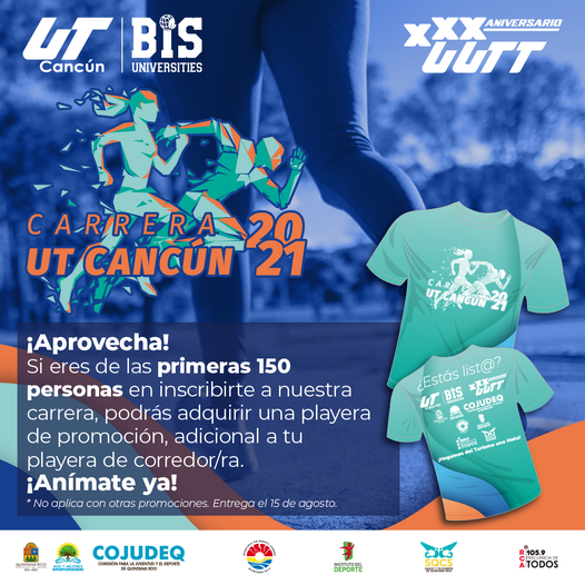UtcCulDep's tweet photo. Aún estás a tiempo de inscribirte y tener tu playera de promoción adicional a tu kit de corredor+ información http://201.134.180.250:8080/carrera2021/index.php en este link encontrarás la convocatoria e ingreso a tu registro.  💪🏃‍♀️🏃🏃‍♂️ https://t.co/B2Kp6fVvcZ