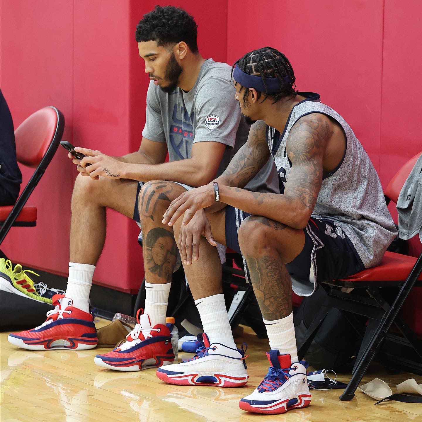 🏀 NBAKicks 👟 on Twitter "Jayson Tatum & Bradley Beal in the 🇺🇸 Air