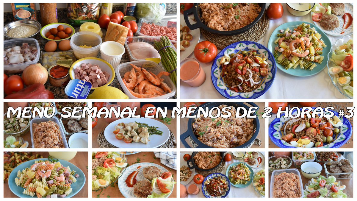 COCINERAYMADRE's tweet photo. He subido nuevo vídeo a
@YouTube
No te puedes perder este MENÚ SEMANAL FÁCIL Y RÁPIDO 5 comidas en menos de 2 horas
📌https://t.co/D5OL6ye7zG
#recetas #delicioso #vídeoreceta #mealprep #batchcooking #menú #comida #cocina1día #foodie #foodporn #foody #food #foodi #cocina #tuper https://t.co/gXGWqjaryS