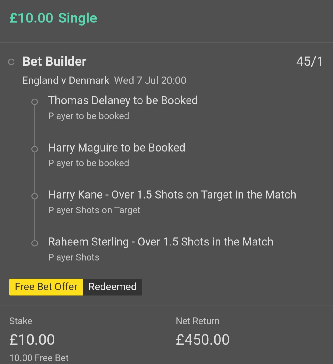 killersvictim1's tweet photo. @TheFooTypster @bet365 Gone for it https://t.co/t805d4SUhH