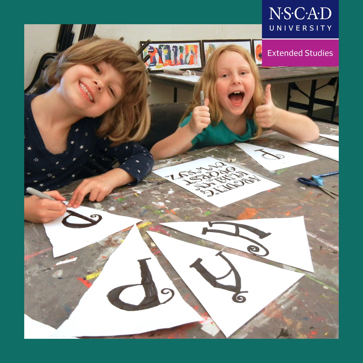 Check out summer camp superstar Lisa MacPherson’s Alphabet Soup for ages 8-10. In this camp students will create a variety of projects using letters and lettering techniques to make beautiful complex art projects

For more information or to register, visit ow.ly/nqvT50FqZPg