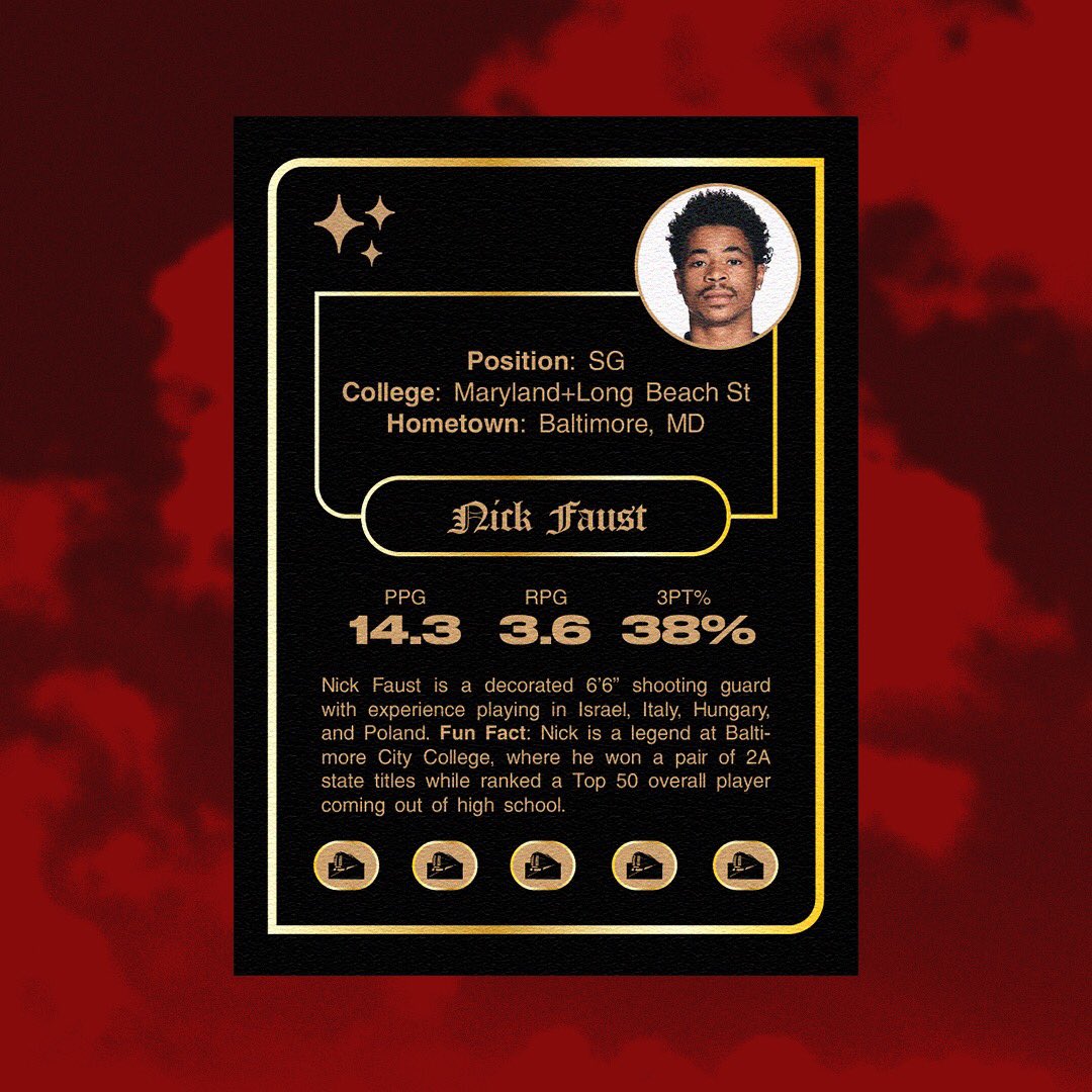 Nick Faust rounds out the final Kimchi Express 2021 squad 🤙🏻

All aboard the Kimchi Express, <a href="/nickfaustLIVE/">Nick Faust</a> 🚂

#AllAboard 💯 
#TBT2021 🏀