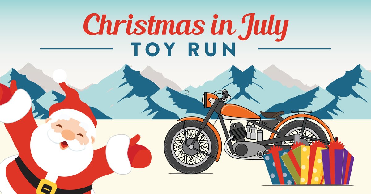 dimondcenter's tweet photo. Christmas in July Toy Run organized by @AbateofAlaska is back!
For kids, Christmas is a special time of year filled with surprises, presents, and fun. 2020 was a challenging year for everyone. Imagine their surprise when Santa Claus arrives on July 18th!
https://t.co/XME06uGOLD https://t.co/KXW5dJEfi5