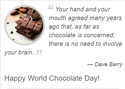 revasree's tweet photo. Happy World Chocolate day #chocolatelovers #wearecisco #LoveWhereYouWork https://t.co/Z8GY3vQ84i