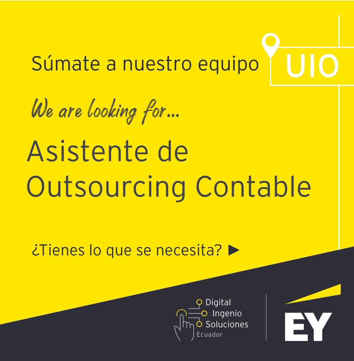 EY_Ecuador's tweet photo. ¡Deja que tu visión te lleve más lejos, postúlate ahora!

#Recruiting
#BuildingABetterWorkingWorld 
#EYEcuador https://t.co/nijaDwIv9T