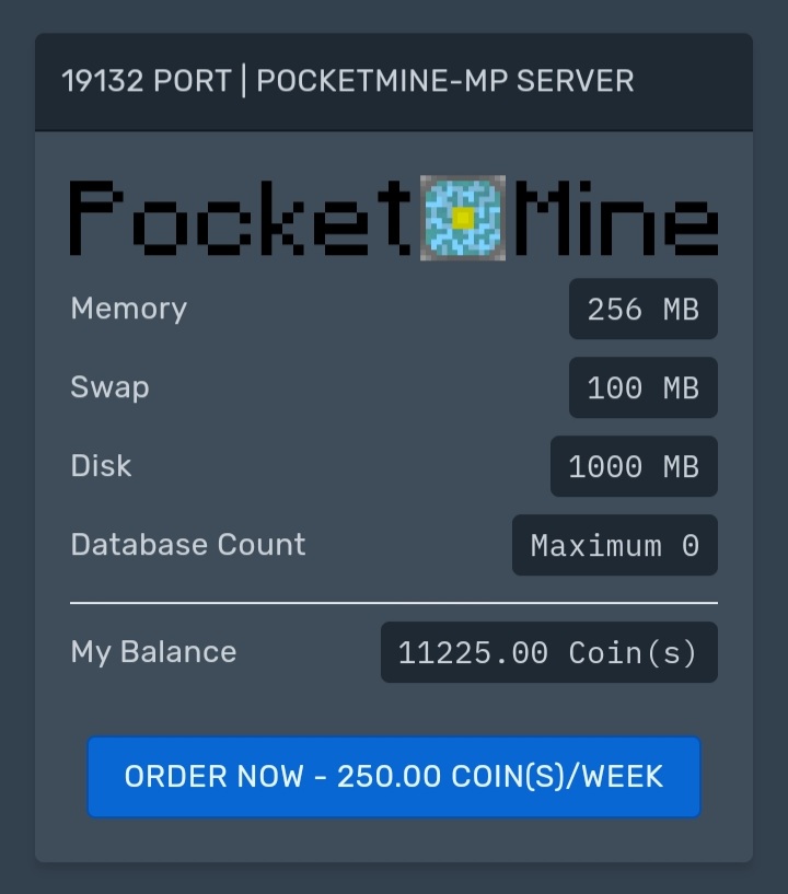 NodesAndroid's tweet image. We now offer PocketMine-MP server plans with default 19132 ports!