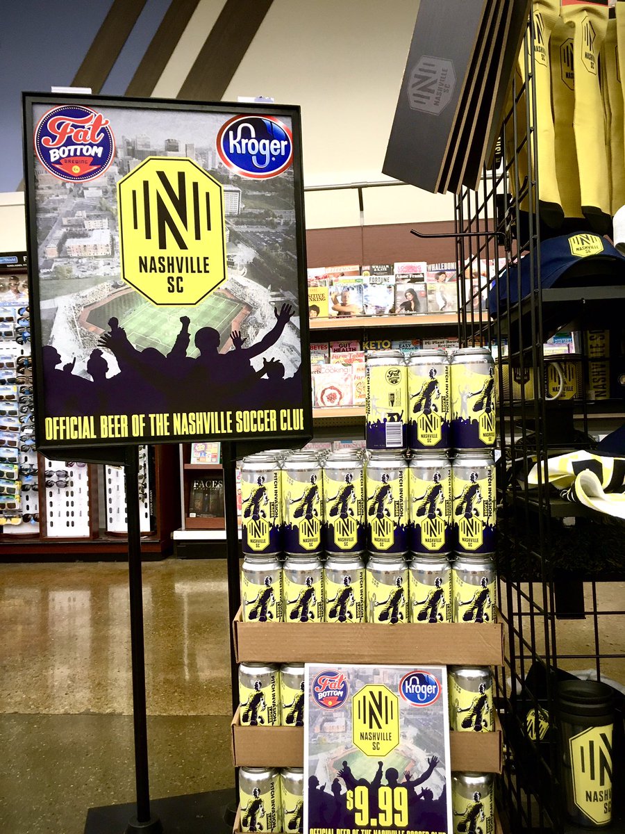 Lookin’ good <a href="/kroger/">Kroger</a> 👀 #COYBIG <a href="/NashvilleSC/">Nashville SC</a> <a href="/FatBottomBrews/">Fat Bottom Brewing</a>