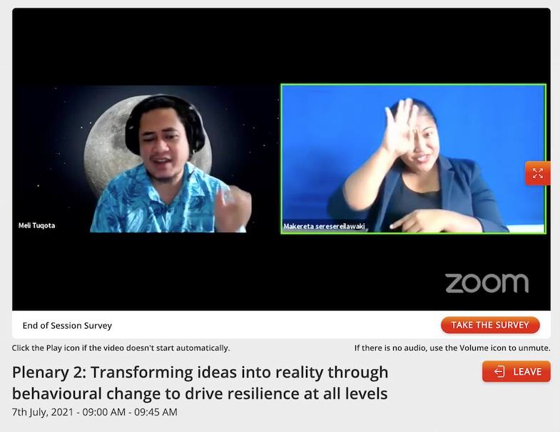 cChange4Good's tweet photo. cChange's @TumeliTuqota shared tips on how to shift behaviours for a #resilientpacific yesterday:
🌴 Make actions easy &amp; fun
🌴 Use trusted influencers
🌴 Repeat key messages over &amp; over again  
Hear about how we did this for @4FJMovement here: https://t.co/JyE08FbLGH https://t.co/1EvEpIFWWl