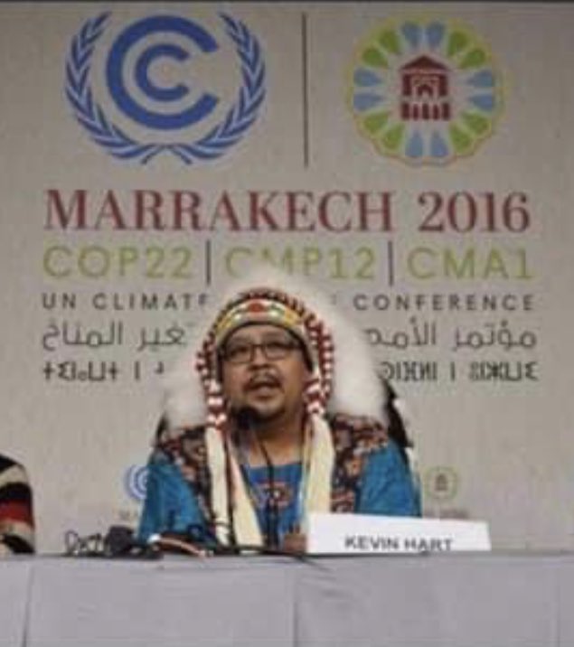 IndigPoli's tweet image. Kevin T. Hart makes a gracious statement as he falls of the AFN ballot. #AFNAGA #afnelection #afnchief2021