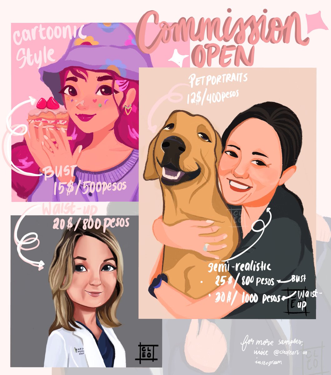 hi guys! I'm opening my emergency commission! there is a medical emergency here and I want to help my parents paying bills.
pls retweet! pls help me spread!
I lowered my chibi prices for u guys !
#commissionsopen #commissionsopen