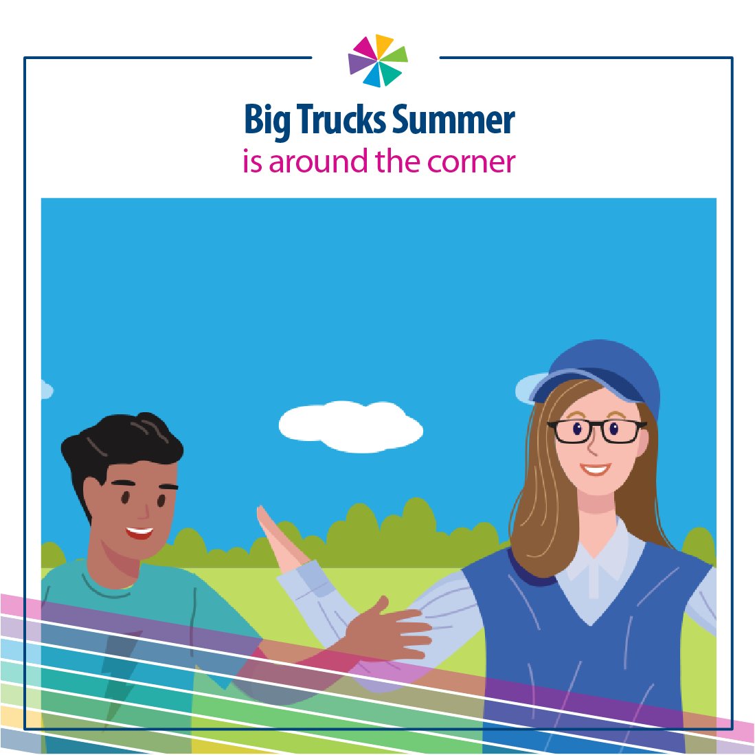 We're excited for Big Trucks Summer.  We’re showing our big utility trucks a little differently this year! On July 19, go on an epic adventure with our friends Robert, Sarah, Isabella and Andre. You can also discover new games, activities, and prizes at roseville.ca.us/bigtrucks.