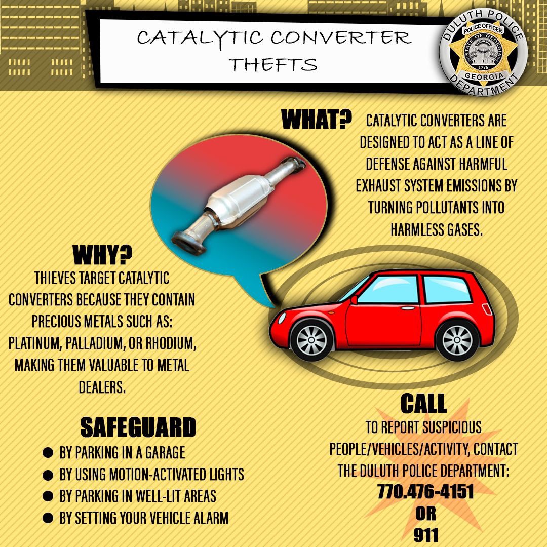 Questions about Catalytic converter thefts?  Why are they a target for thieves?  Here are a few answers...