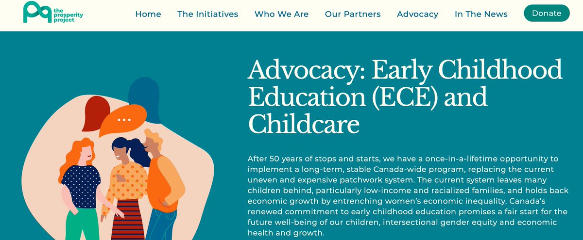 Jane Bertrand (@janebertrand1) on Twitter photo Let's make ECE in Canada a right for all children as a public good not a market service <a href="/CA_prosperity/">The Prosperity Project</a> <a href="/penottawa/">penny collenette 🇨🇦</a> @Anniekidder <a href="/MargaretNMcCain/">Margaret McCain</a> <a href="/EarlyYearsStudy/">Early Years Study</a> <a href="/LMWolff/">Lisa Wolff</a> <a href="/CEPascal/">Charles E Pascal</a>
canadianprosperityproject.ca/advocacy Let's make ECE in Canada a right for all children as a public good not a market service <a href="/CA_prosperity/">The Prosperity Project</a> <a href="/penottawa/">penny collenette 🇨🇦</a> @Anniekidder <a href="/MargaretNMcCain/">Margaret McCain</a> <a href="/EarlyYearsStudy/">Early Years Study</a> <a href="/LMWolff/">Lisa Wolff</a> <a href="/CEPascal/">Charles E Pascal</a>
canadianprosperityproject.ca/advocacy