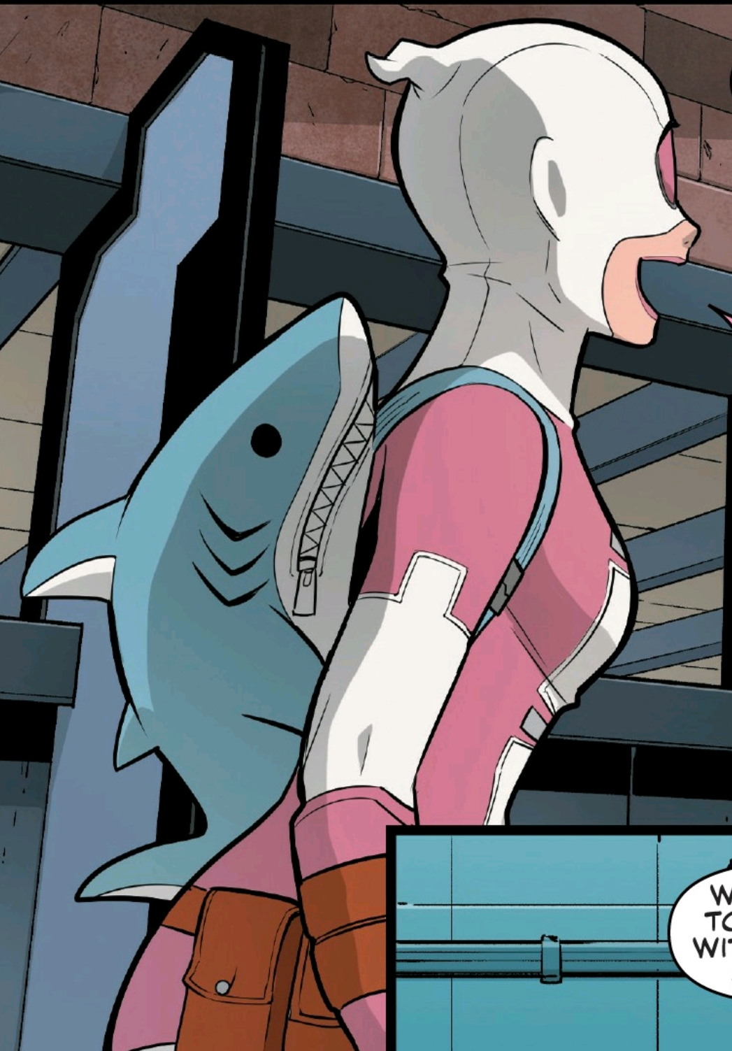 Gwenpool clearance shark backpack