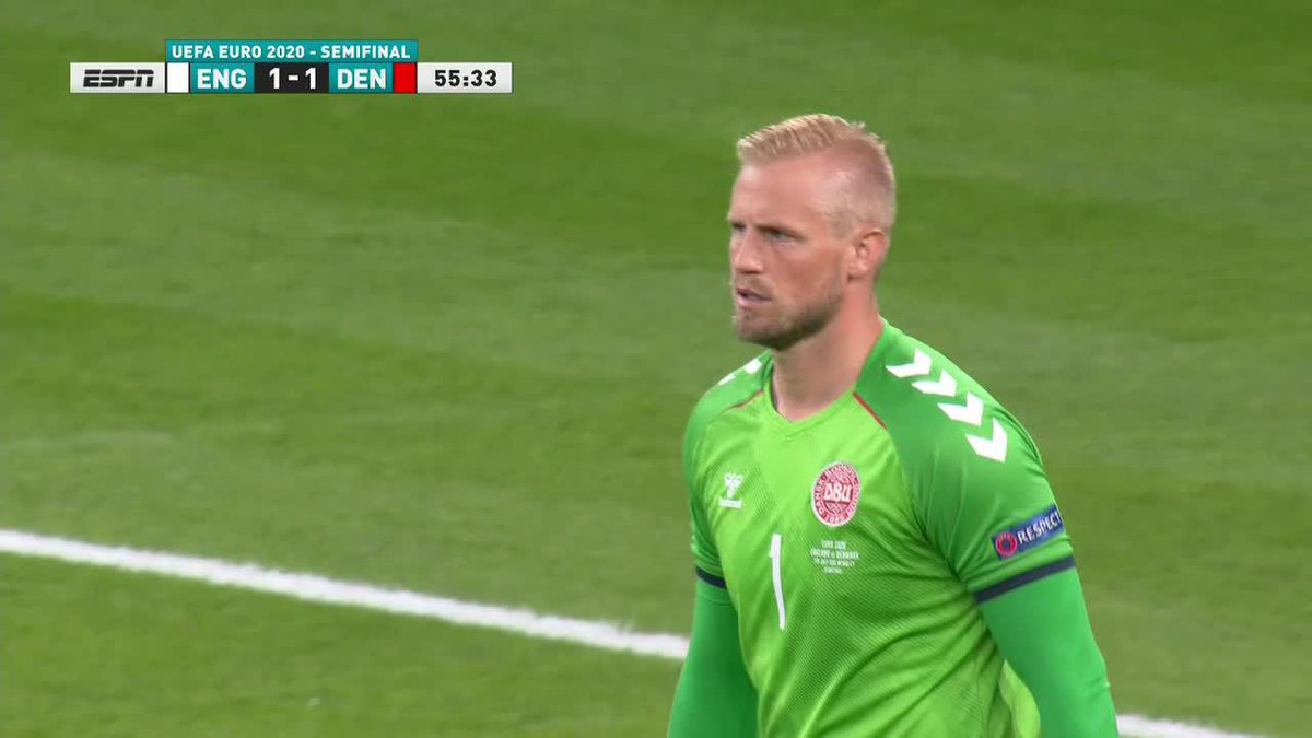 Schmeichel saves Denmark! 