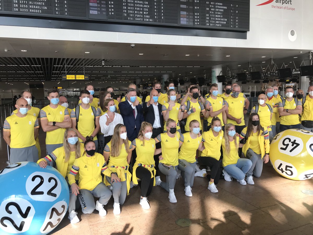 bertpitschon's tweet image. De eerste Belgische atleten zijn vertrokken naar Tokio.⁩ @belgiancats⁩ ⁦@teambelgium⁩ @EmmaMeesseman⁩ ⁦⁦@Ramanski_06⁩ ⁦@timbrys⁩ ⁦@NZandweghe⁩ ⁦@EmmaPlasschaert⁩ verslag bij @sporza en ⁦@vrtnws⁩ Succes en tot snel ⁦@Tokyo2020⁩