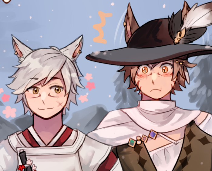 Art chain, thank u bibibibibi >3< 💖🌼
nyello i'm mimi and i'm stuck inside critically acclaimed mmorpg ffxiv that has a free trial up to level 60 and- (i also love type-moon!)
tagging my friends @asamino_ and @majibomber, please check them out! https://t.co/8ghNR2Ume3