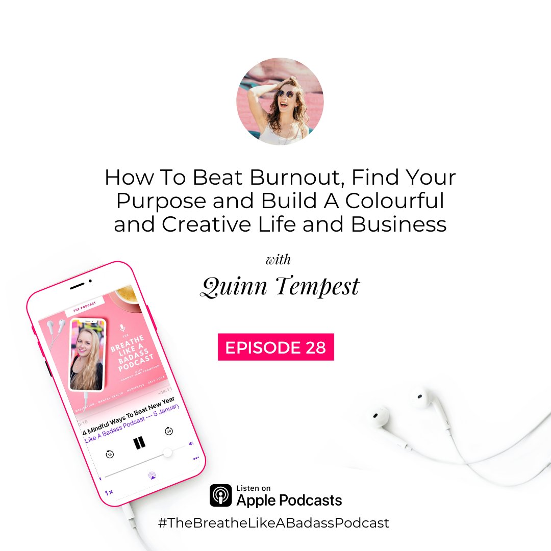 Quinn ⚡️ Tempest (@quinntempest) on Twitter photo On the most recent episode of The Breathe Like A Badass podcast, host Hannah Jane Thompson and I chat about the power and creativity of bright colors 🎨.
Not to mention I help her workshop her own purpose! <a href="/breathebadass/">Hannah Jane Heathson (Heathcote Thompson) 😌</a>
Listen here👂 ⤵️
breathelikeabadass.com/podcast?utm_ca… On the most recent episode of The Breathe Like A Badass podcast, host Hannah Jane Thompson and I chat about the power and creativity of bright colors 🎨.
Not to mention I help her workshop her own purpose! <a href="/breathebadass/">Hannah Jane Heathson (Heathcote Thompson) 😌</a>
Listen here👂 ⤵️
breathelikeabadass.com/podcast?utm_ca…
