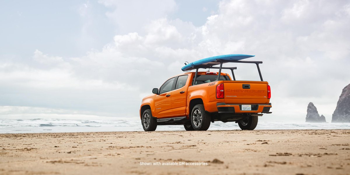 ChevyTrucks's tweet photo. If you’re looking for a truck that’s ready for adventure, you’re looking for the #ChevyColorado. https://t.co/9TFdQXrByc