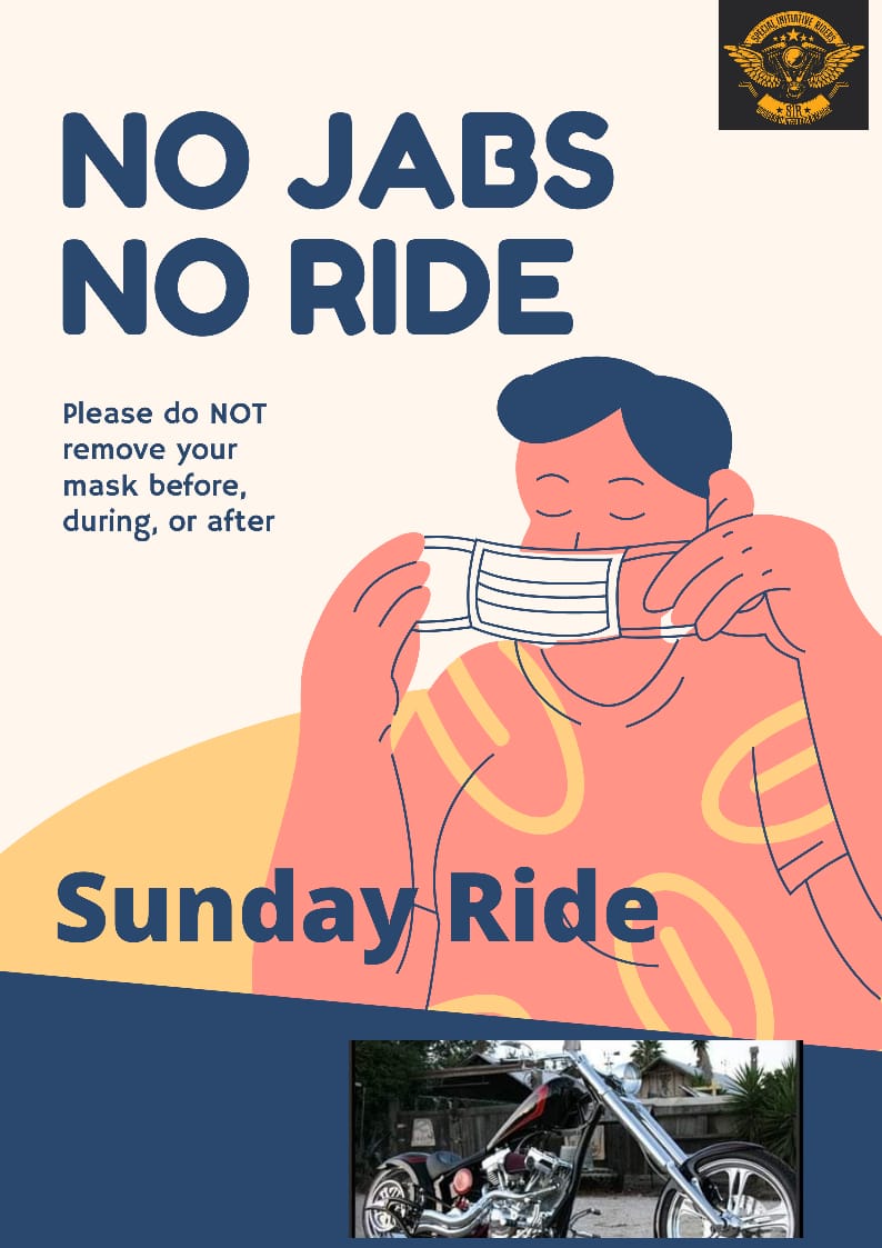 In the interest of riders and their family, please ensure that you are vacinated before you join us for our rides #SafetyFirst #IndiaFightsBack #IndiaFightsCOVID19 #vaccinated #Bengaluru #COVID19