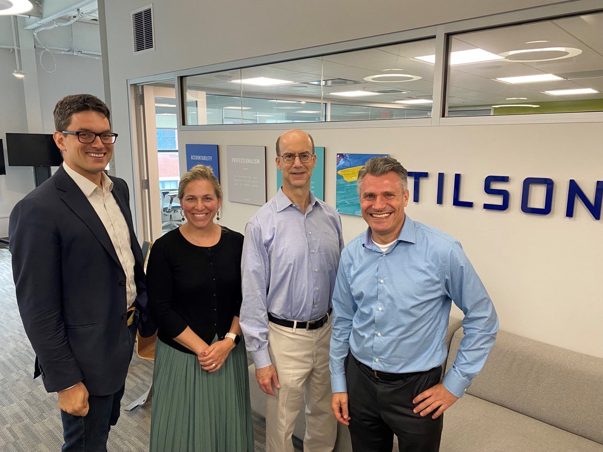 Always great to catch up with WIA member <a href="/TilsonTech/">Tilson</a>, especially in their Maine office (yay travel! yay vaccine!). Thank you Adria and Tim for the hospitality and for being leaders in developing the #5G workforce.