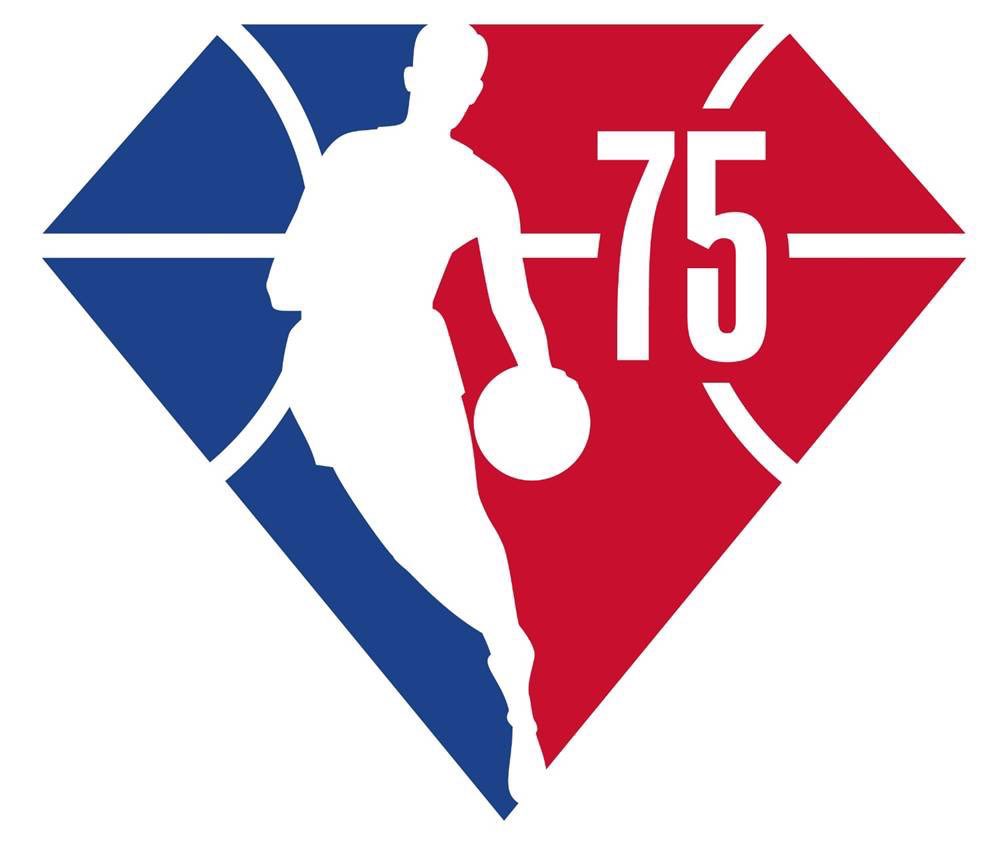 TheSteinLine's tweet photo. The NBA just released its logo for its 75th anniversary season in 2021-22: https://t.co/c5pFwC8PUv