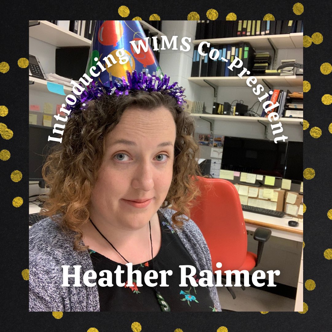 WIMS_UVA's tweet photo. Hi WIMS!! As we mentioned, We wanted to spend the next few weeks introducing you to our newly elected board members. Next up is our second Co-President, Heather Raimer (@hmraimer2017) #WIMSWednesdays #WomenInSTEM https://t.co/NABFgeRy3p