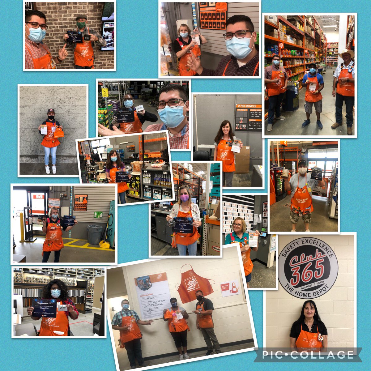 #0263 Recognition! Thanks to all these valuable associates willing to help around the store when needed and also some of our credit club winners from earlier this year!
