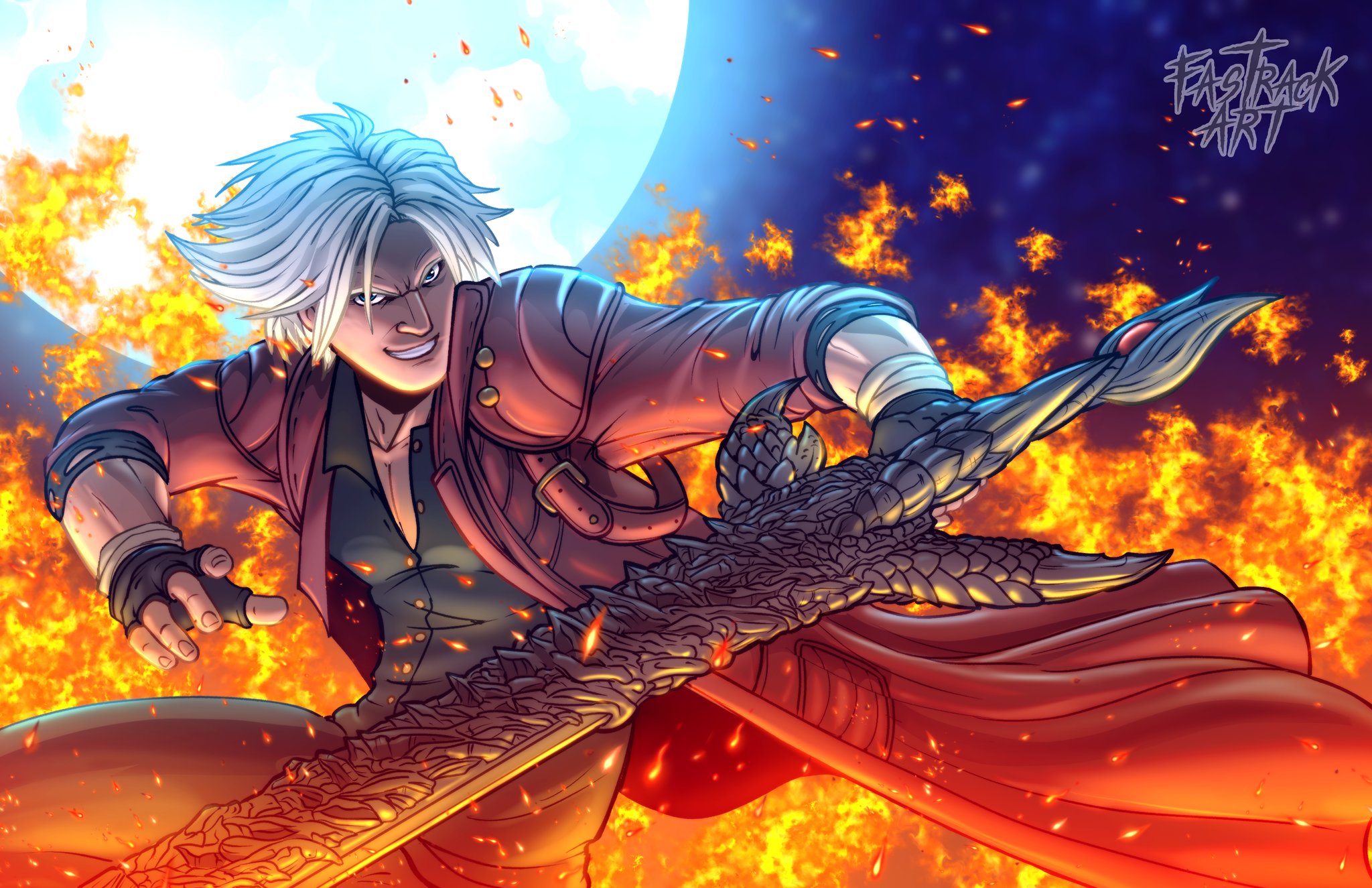 ArtStation - DMC5 Fanart - Dante