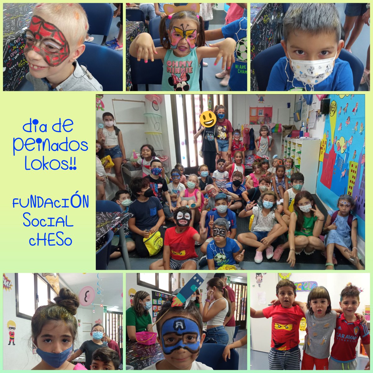 ChesoSocial's tweet image. Pero qué guapos quedaron con estos PEINADOS LOKOS!!! con sesión de peluquería, tatuajes, pita uñas y maquillaje!!!