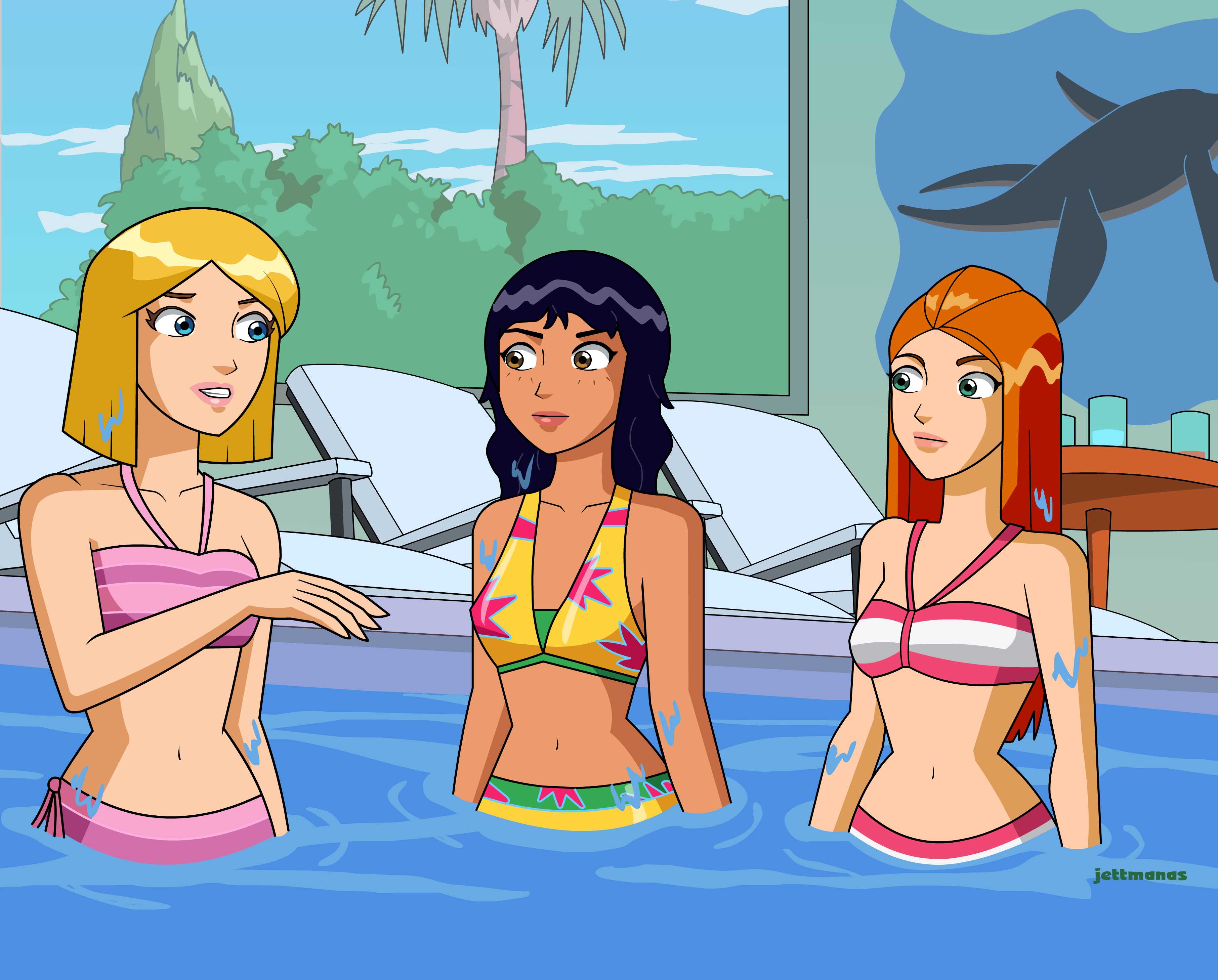 Jettmanas On Twitter Totally Spies Clover Alex And Sam For My 