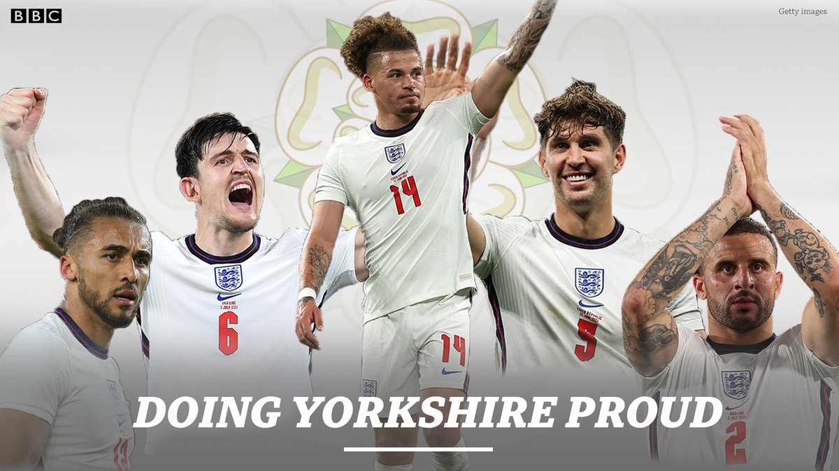 England’s heroes. Made in Yorkshire 👏👏 

Follow live reaction here: bbc.in/3hMLn0S
