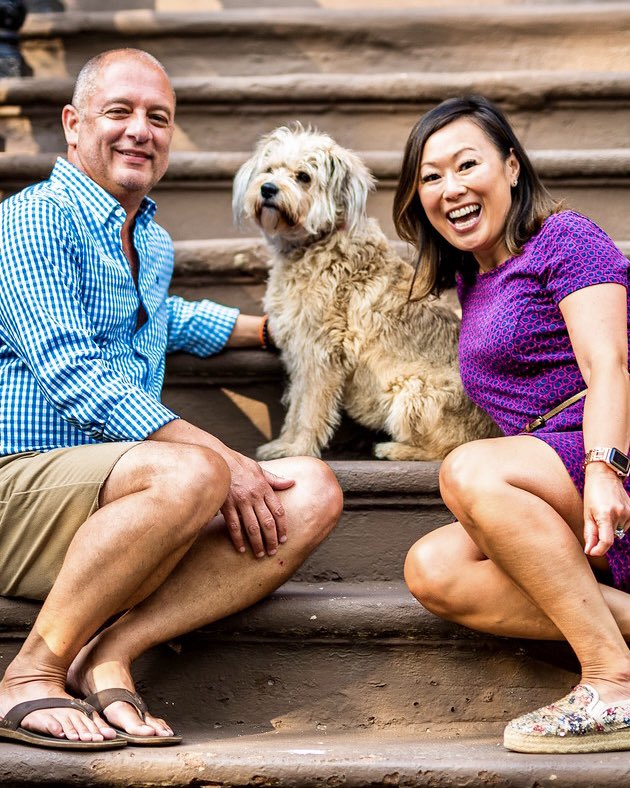 susantran's tweet image. #188/365 Grateful Ryan Murphy so generously had us as parts of the #FrontStepsProject #OneYearLater. Who would have guessed we’d be fully vaxxed, hugging, traveling, and celebrating with friends again! #Gratitude2021