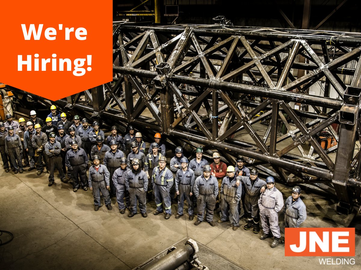 JNEWelding's tweet photo. Are you looking for your next big break? We're hiring!

Check out our career opportunities here:
https://t.co/sW6c9LxwFz

If you believe you would be a good fit with our team, we would love to hear from you! 

#JNEWelding #MetalFabrication #Welding #Hiring #CareerOpportunities https://t.co/eYF5CbkqTq
