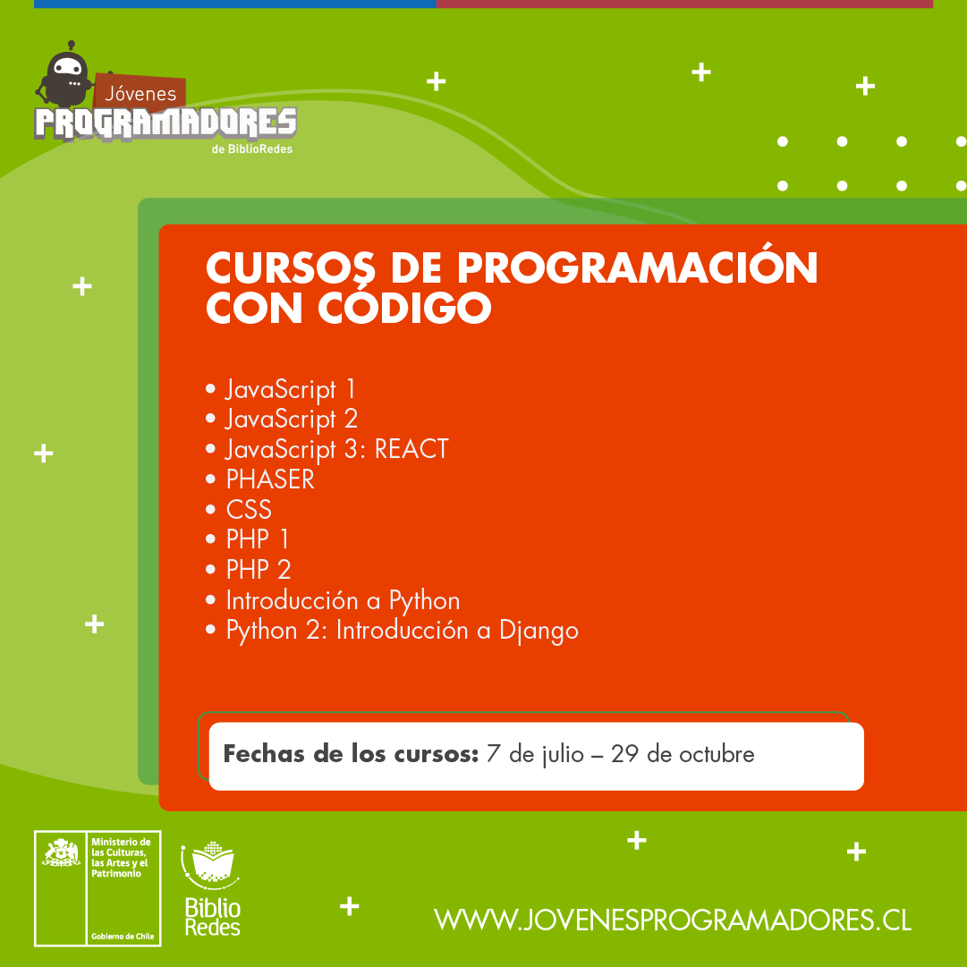 JProgramadores's tweet photo. Hemos abierto una nueva convocatoria, entérate sobre nuestros cursos disponibles y sus calendarización.
¡Desliza para más información!
Ingresa a https://t.co/ASxoNqPNju para participar.
¡Te esperamos!
#SiempreCultura #ProgramoConJP https://t.co/HxX6DTHWVD
